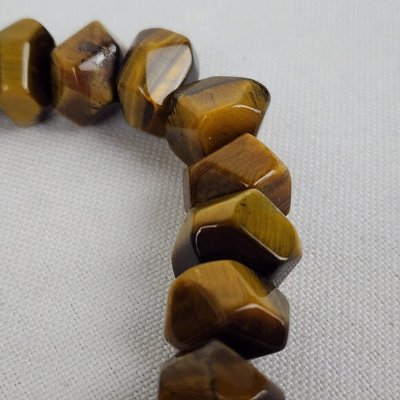 Tigers Eye Beaded Stretch Bracelet - Picture 4 of 4
